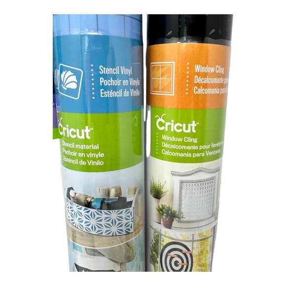 Cricut Lot Vinyl Stencil Mat Pen Set Iron On Sport Flex Bundle Gift Set Blue - Picture 6 of 8